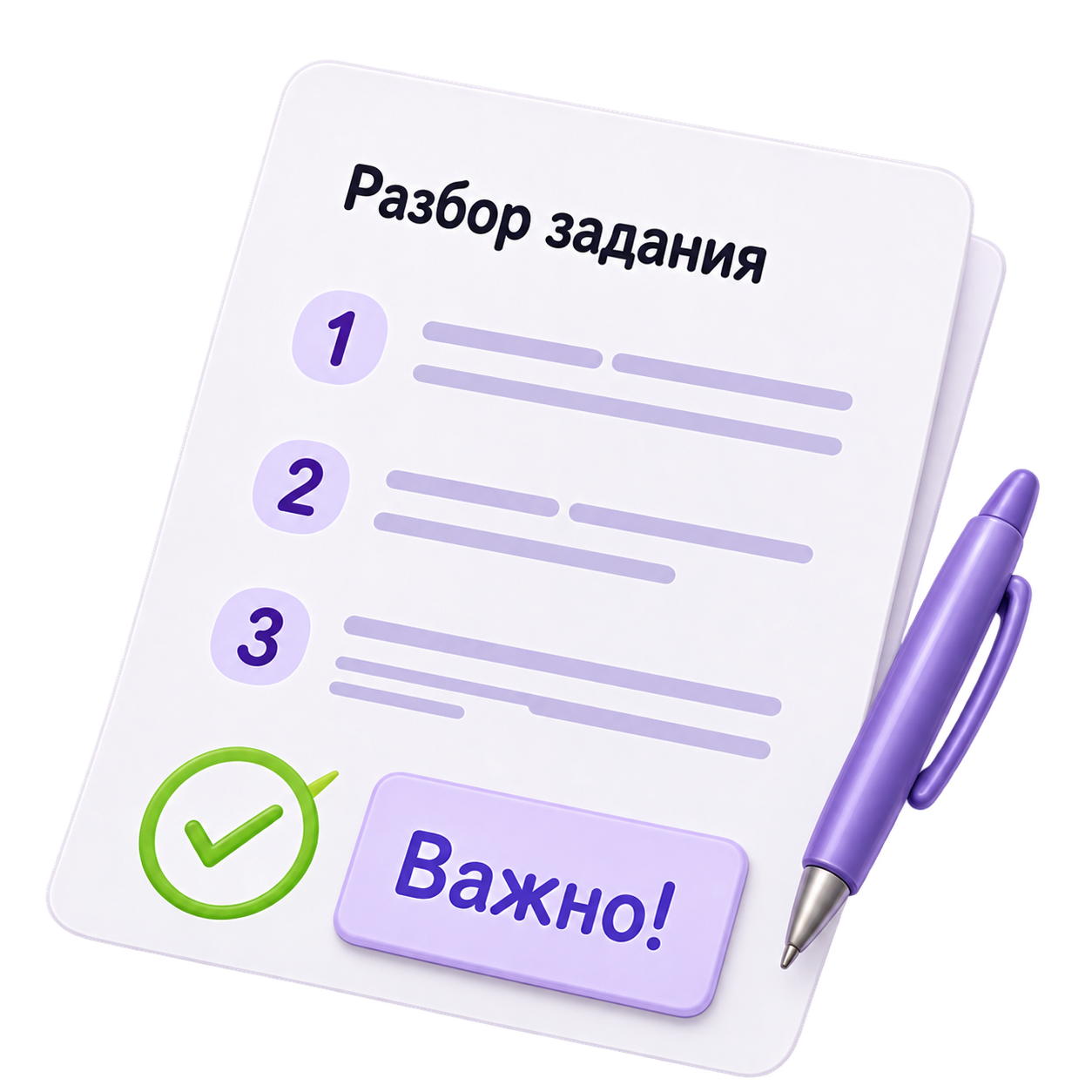 Разбор задания и исправление ошибок